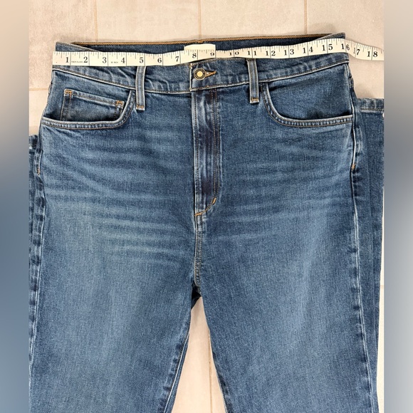 Favorite Daughter The Valentina Super High Rise Mini Bootcut Jeans Woodside 32 - Picture 11 of 13